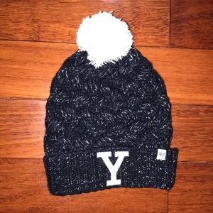 Accessories | Yale Y Monogram Pompom 
